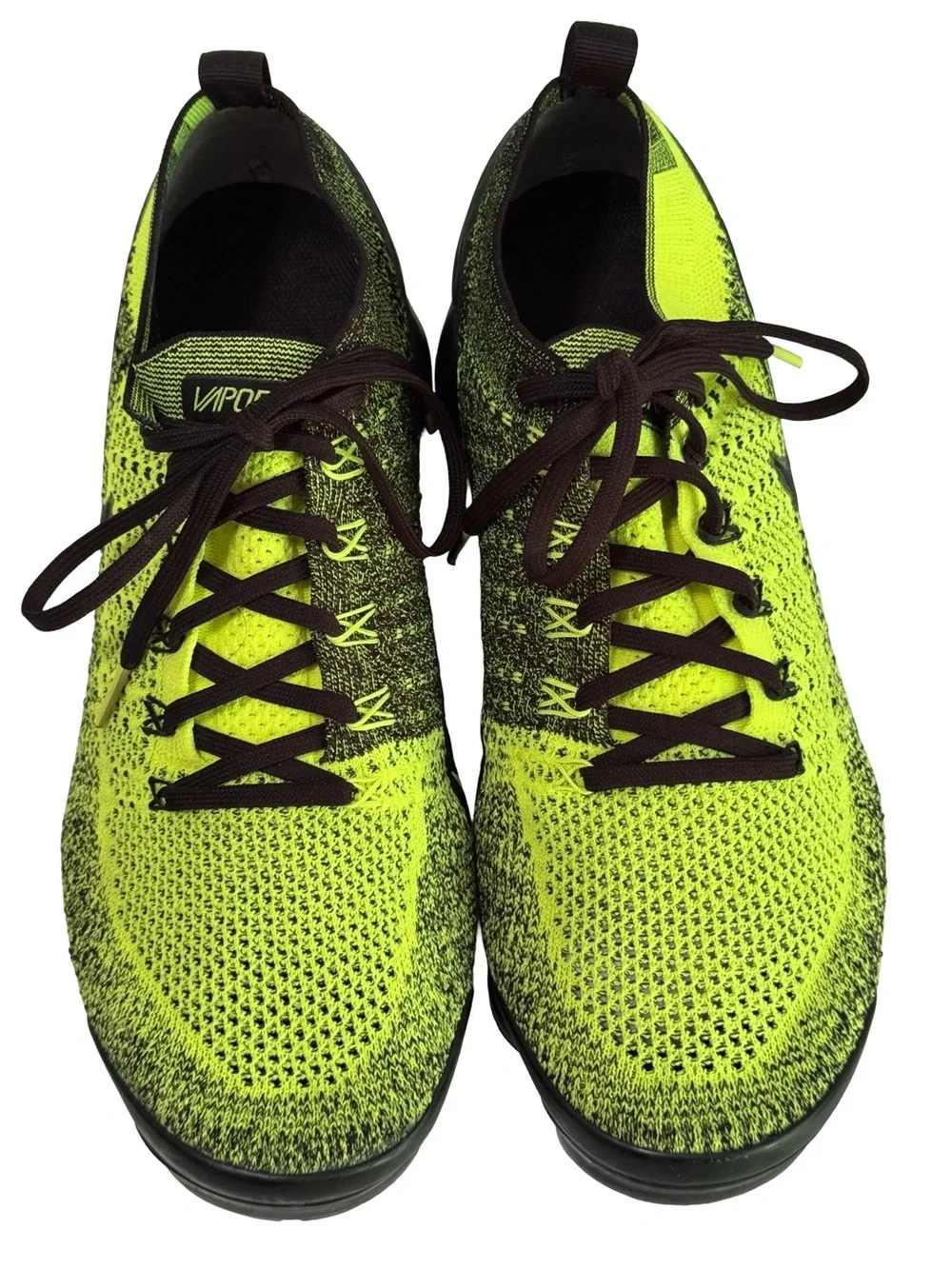 Nike Air Vapormax Flyknit 2 Volt Black 9.5